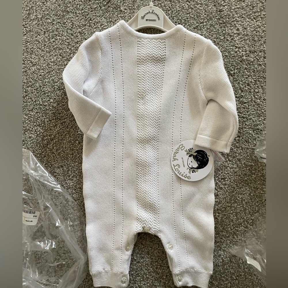 sarah louise baby knit bodysuit NWT